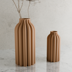 5.5 inches / Natural Wood / Waterproof Insert