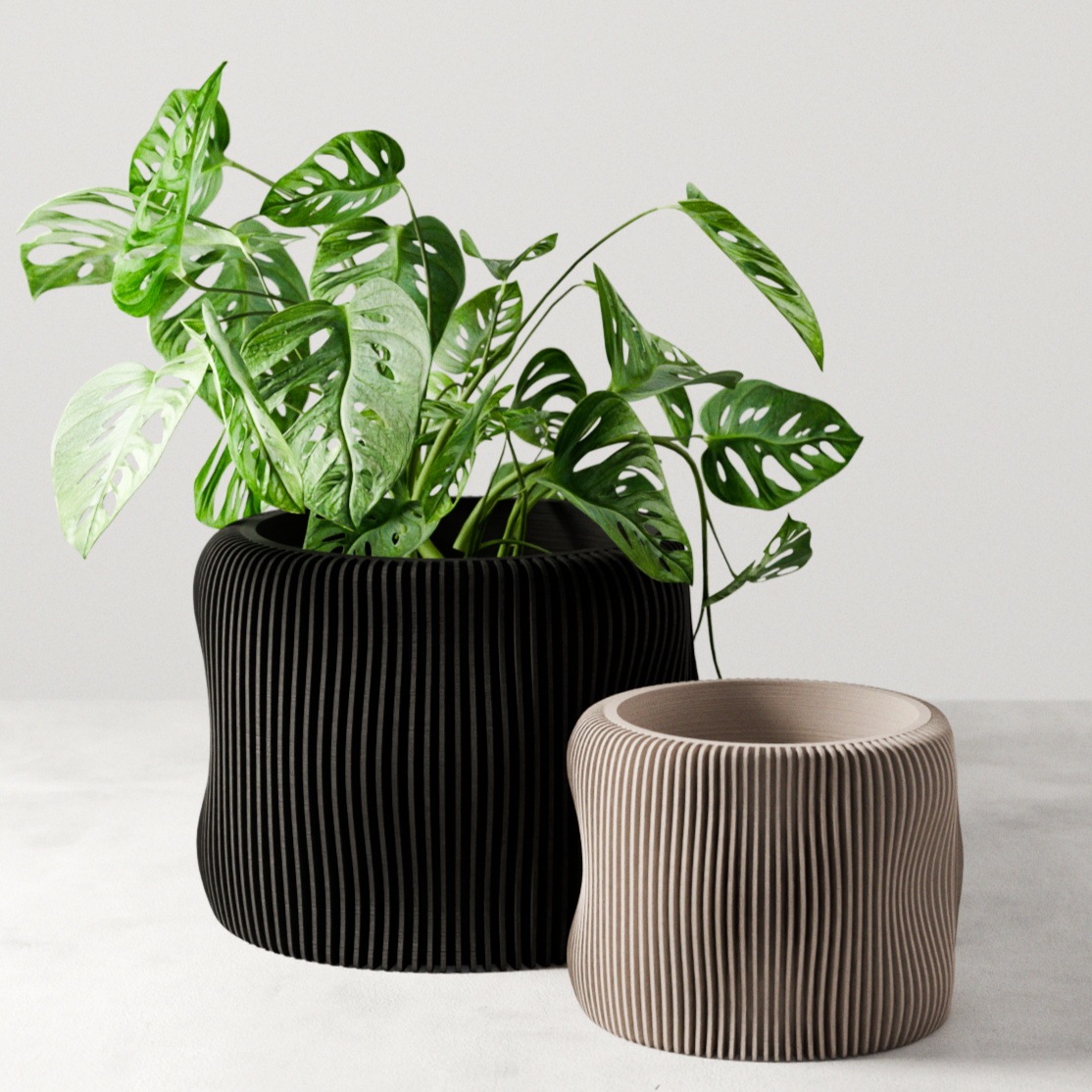 Hardy Haus BUBBLY Planter – Organic Flowing Design
