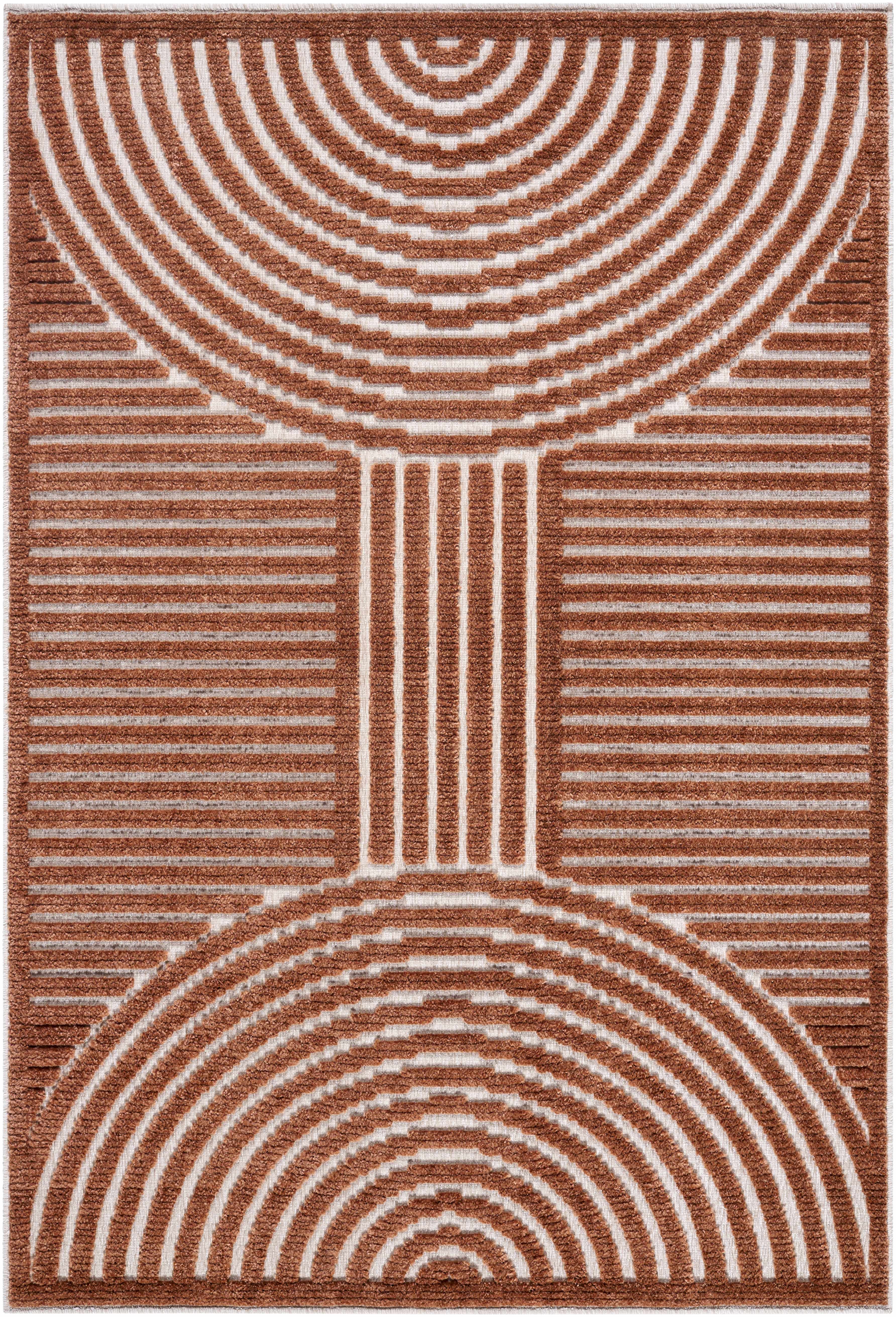 Deron Brown Washable Area Rug-1
