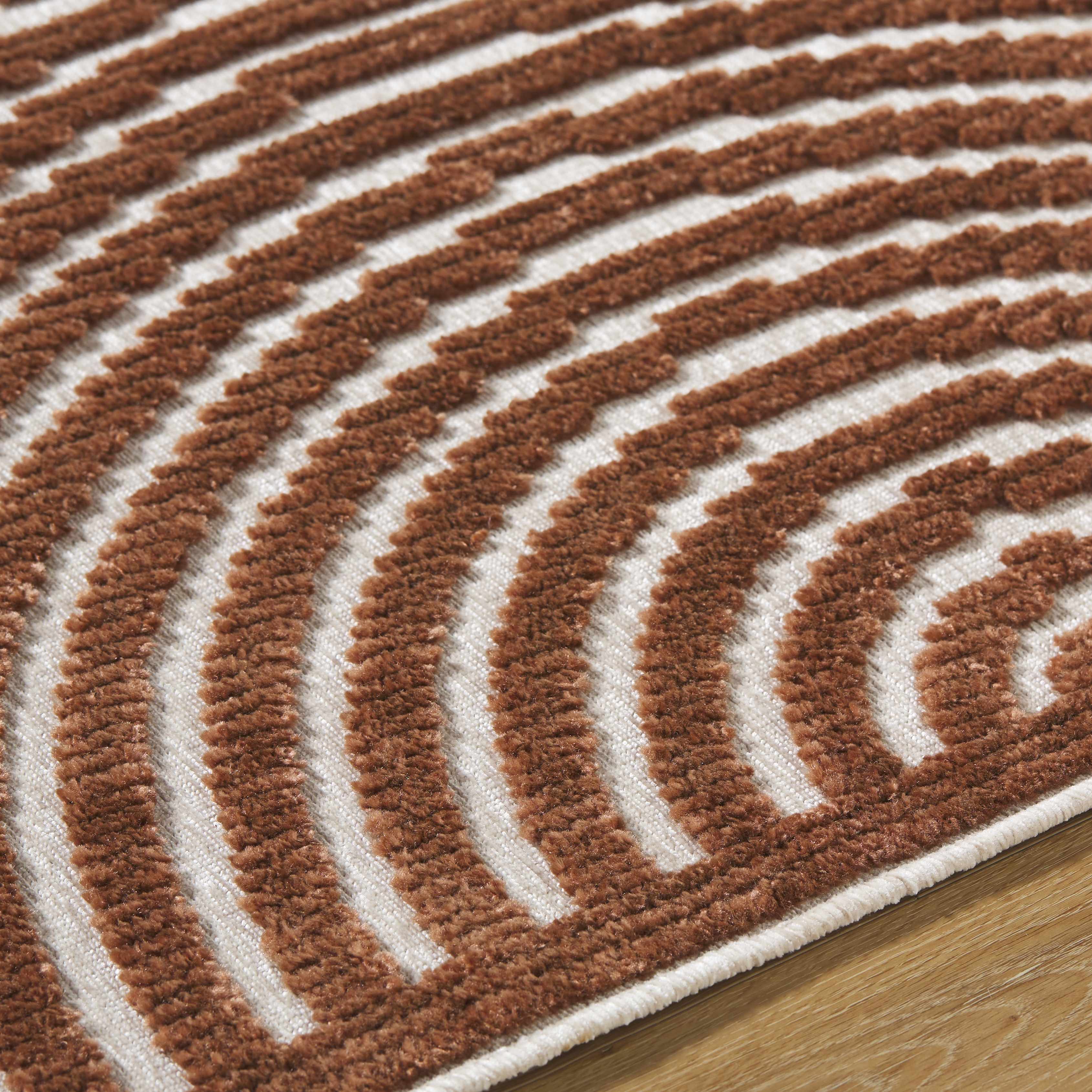 Deron Brown Washable Area Rug-5