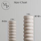 8 Inches / Offwhite / With Insert