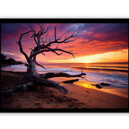 Beach Sunset Canvas Art Print