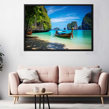 Phi Phi Island Thailand Canvas Art Print Art