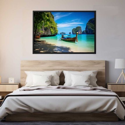 Phi Phi Island Thailand Canvas Art Print Art