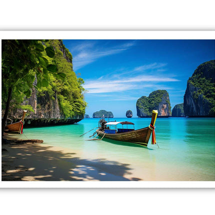 Phi Phi Island Thailand Canvas Art Print Art