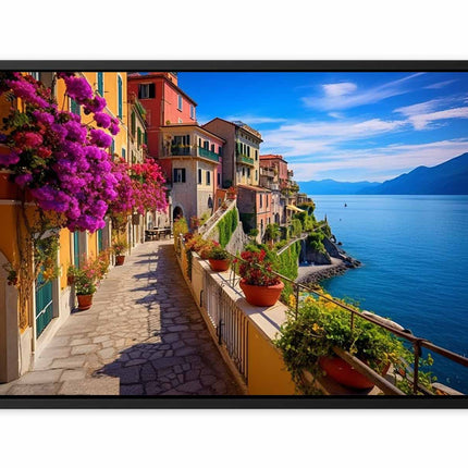Cinque Terre in Italy Art Canvas Art Print