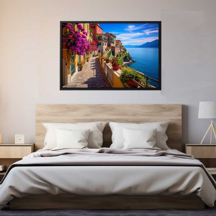 Cinque Terre in Italy Art Canvas Art Print
