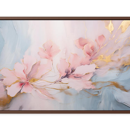 Flower Fine Art marble  Canvas Art Print