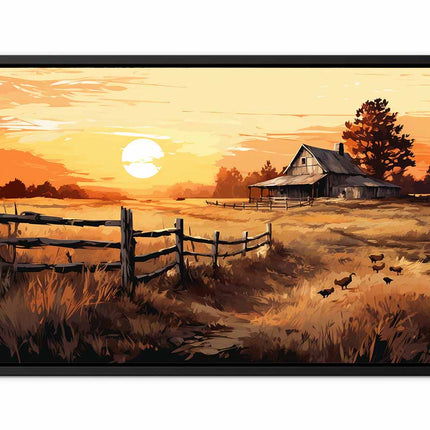 Country Landscape Art Painting