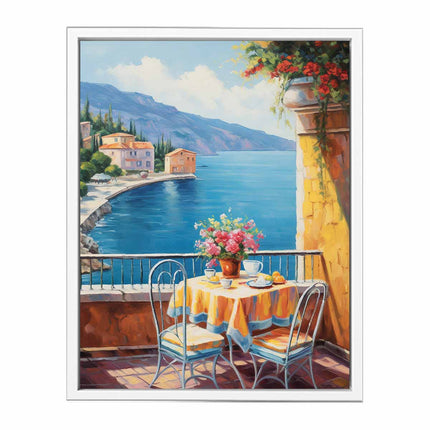 Mediterranean Art Painting  Canvas Art Print