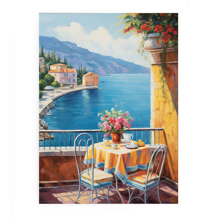 Mediterranean Art Painting  Canvas Art Print