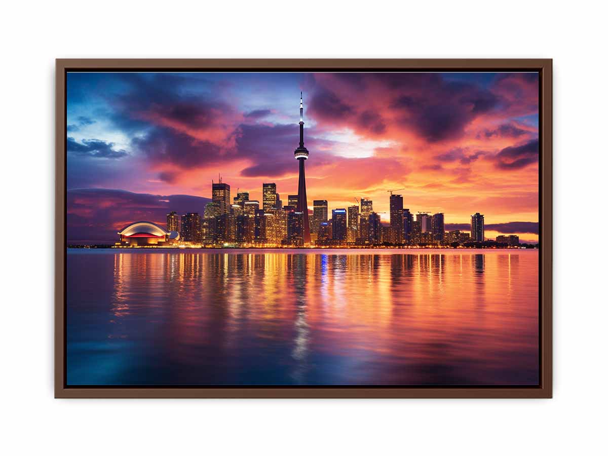 Toronto Art Canvas Art  Print Painting-6