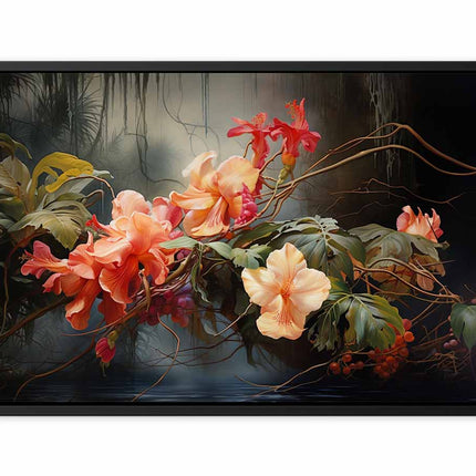 Flower Botanical Art Canvas Art Print
