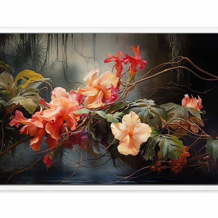 Flower Botanical Art Canvas Art Print