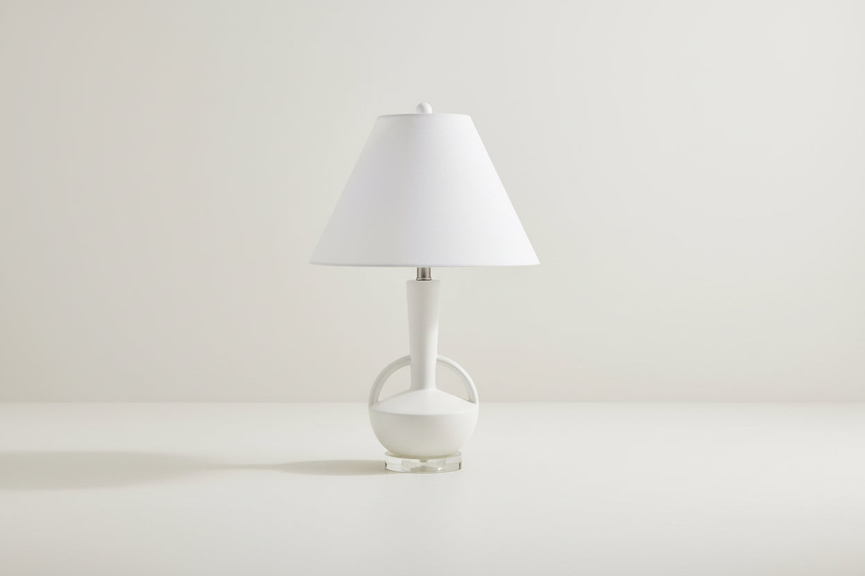 Witmarsum White Table Lamp-1