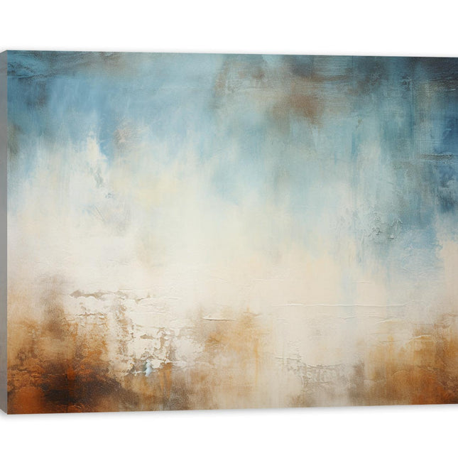 Blue Brown Art  Canvas Art Painting