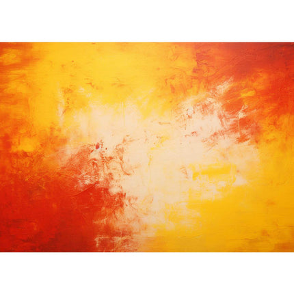 Red Yellow Art Painting on Canvas Art Print