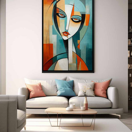 Modern Art Woman Canvas Art Print