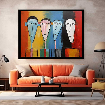 Modern Art Boy Canvas Art Print