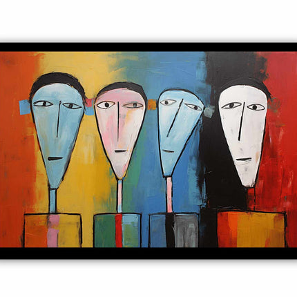 Modern Art Boy Canvas Art Print