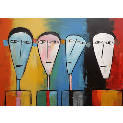 Modern Art Boy Canvas Art Print