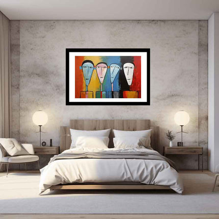 Modern Art Boy Canvas Art Print