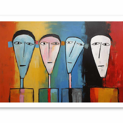 Modern Art Boy Canvas Art Print