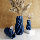 6 inches / Navy Blue / Waterproof Insert