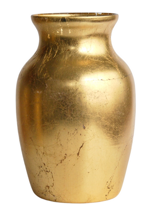 Greek Style Gold Flower Vase-0