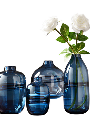 Thick Shadowy Unique Glass Vase-0