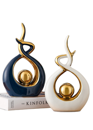 Abstract Sculpture Ceramic Statue Home Décor Figurines-0