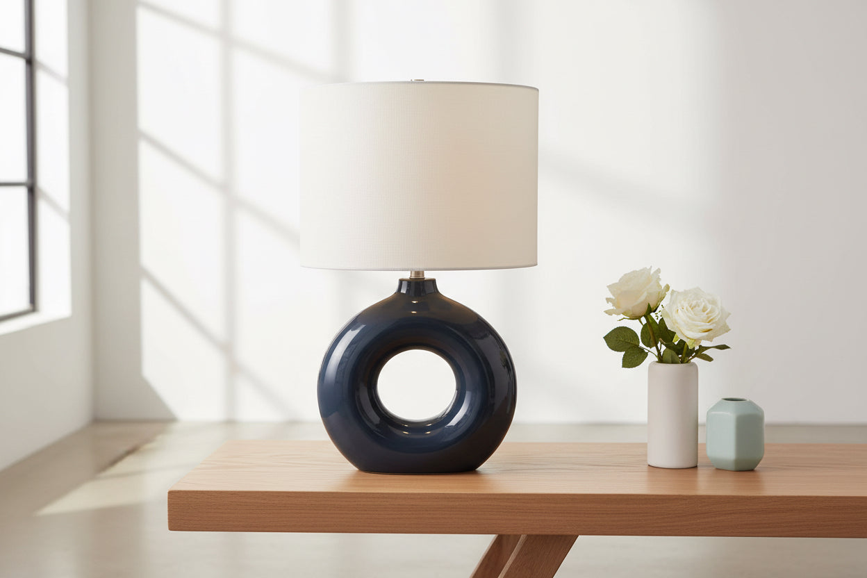 Vizcachane Navy Table Lamp-5