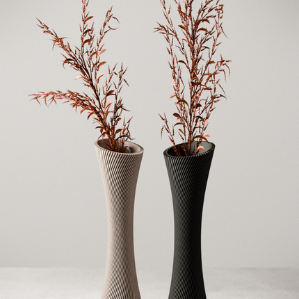 SPIRAL ROSE Vase