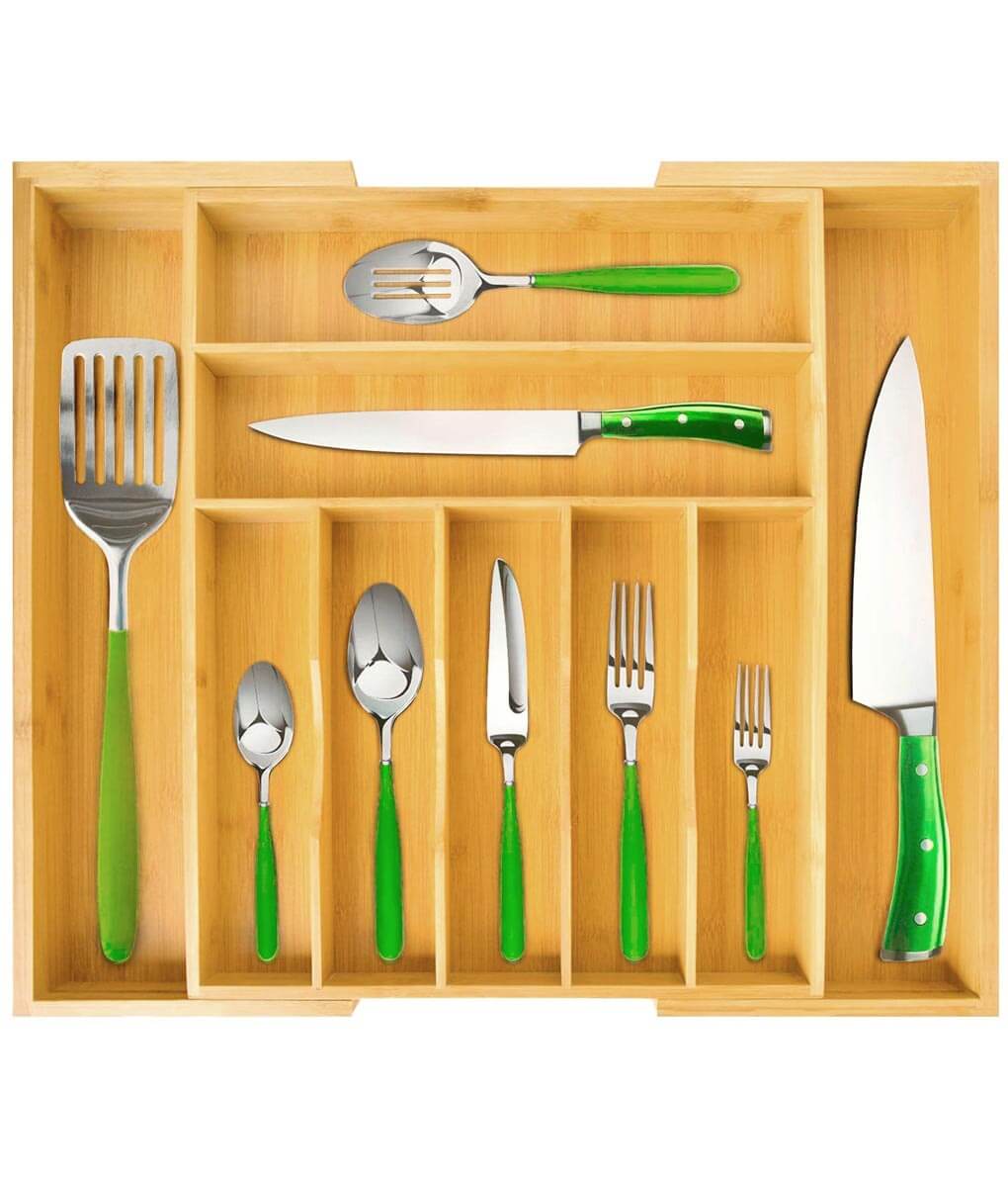 Silverware Drawer Organizer 9 Slots