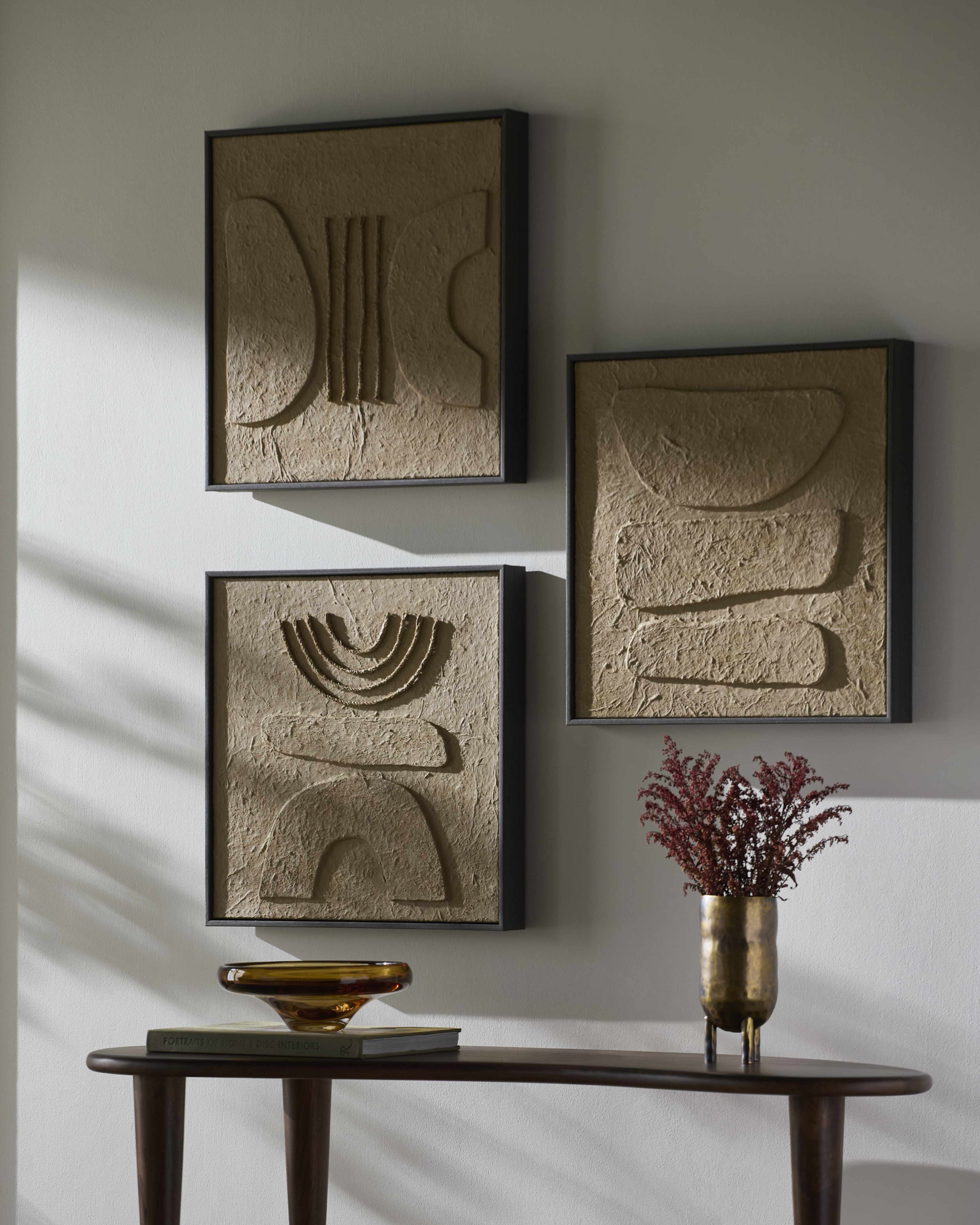 Zhalantun Taupe Wall Decor-2