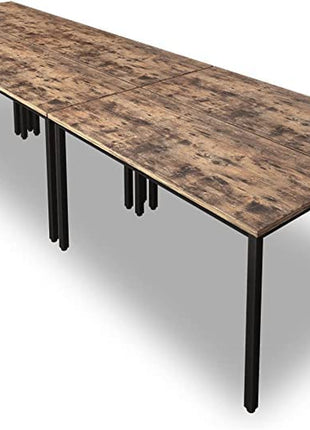 Rustic Vintage Brown Conference Tables for 16-2