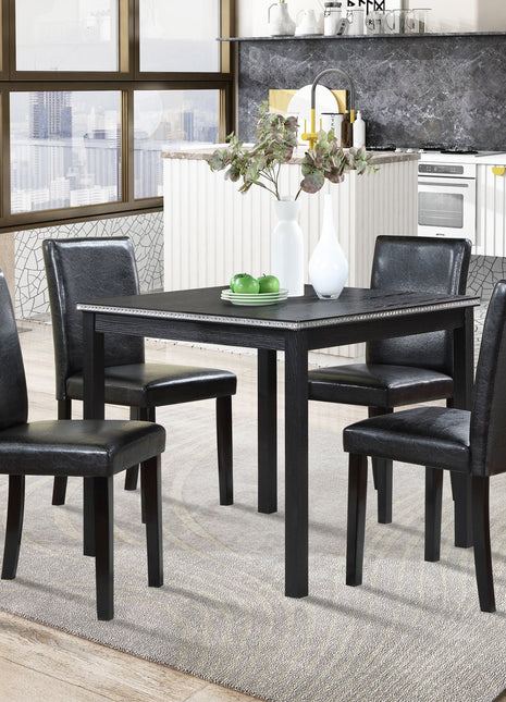 5 Piece Wooden Dining Table Set-1