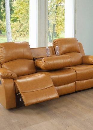 Alpine Living Room Recliner Set Include Love Seat, Sofa, 2-Piece,Ginger