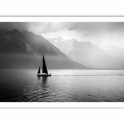 Sailing Boat  Photography Art Canvas Art Print