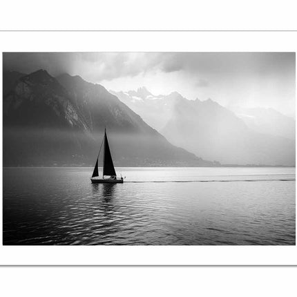 Sailing Boat  Photography Art Canvas Art Print