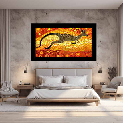 Kangaroo  Canvas Art Print