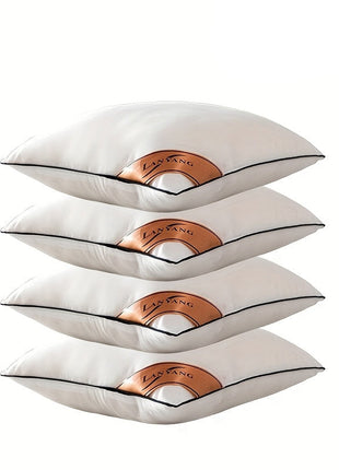 High-Rebound White Throw Pillows Set (4 pcs)