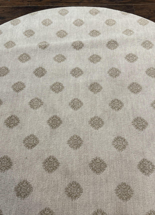 Round Power Loomed Rug 5x5, Contemporary Modern Round Carpet, 5ft Round-4