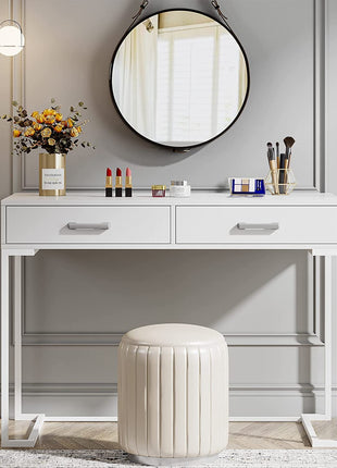 White Vanity Table Dressing Desk-4