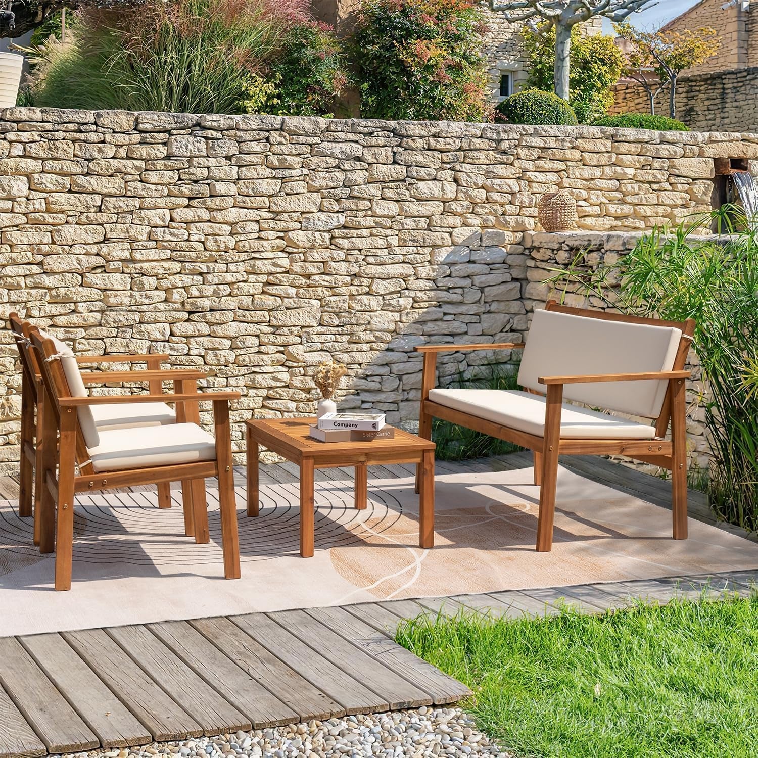 Wooden outdoor furniture