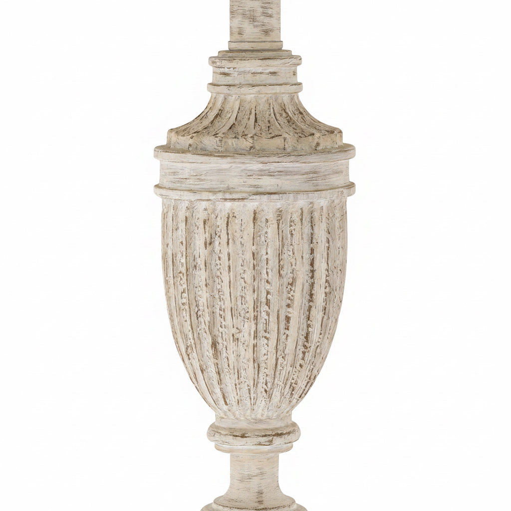 Decorative column with intricate design on a white background