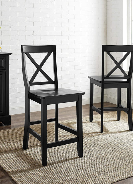 Crosley Furniture X-Back Bar Stool Set-0