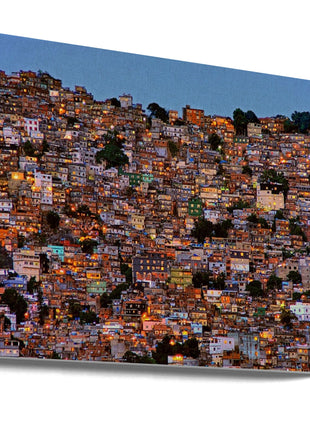 Wall Art Nightfall in the Favela da Rocinha-0