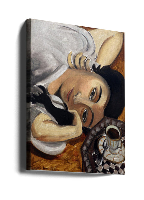 Wall art Lorette Con Una Tazza Di Caffe 1916-0