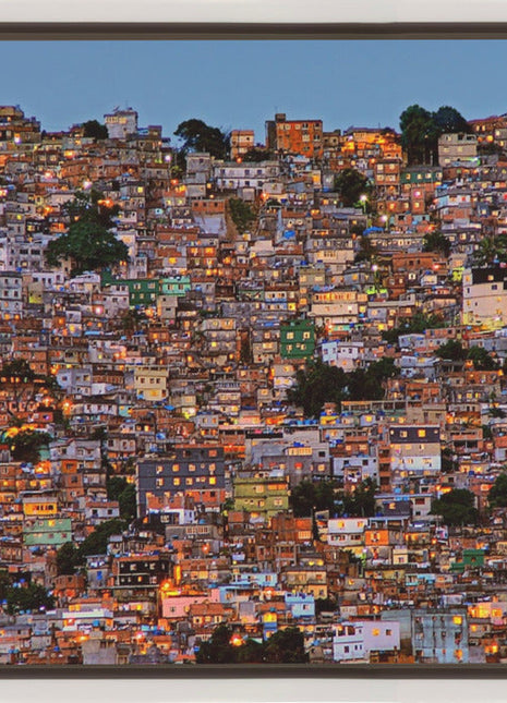 Wall Art Nightfall in the Favela da Rocinha-1